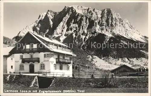 Lermoos Tirol Zugspitzmassiv Kat. Lermoos