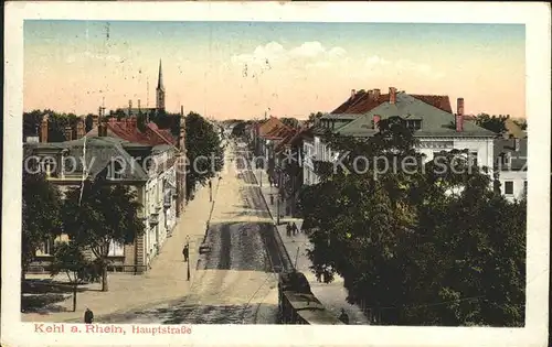 Kehl Rhein Hauptstrasse Kat. Kehl