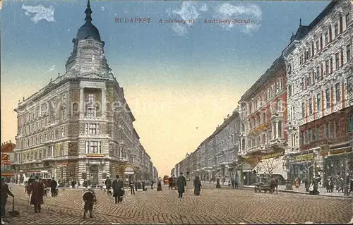 Budapest Andrassy Strasse Kat. Budapest