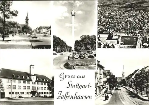 Zuffenhausen Fliegeraufnahme Kat. Stuttgart