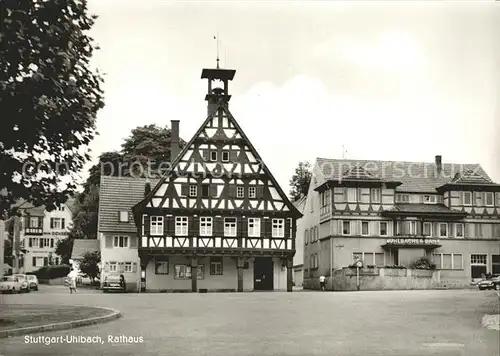 Uhlbach Stuttgart Rathaus Kat. Stuttgart