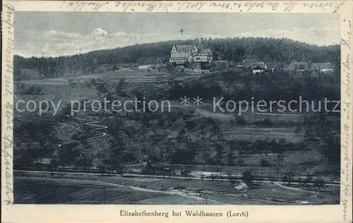 Waldhausen Lorch Elisabethenberg Kat. Lorch
