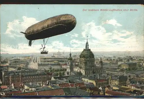 Berlin Militaer Luftballon Kat. Berlin
