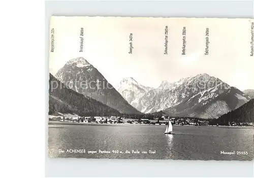 Achensee Tristankopf Schaufelspitze Kat. Eben am Achensee