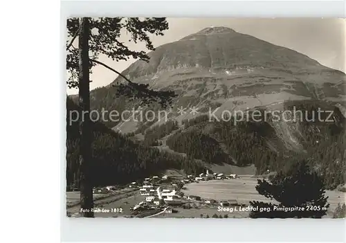 Steeg Tirol Pigmitspitze Kat. Steeg Lechtal