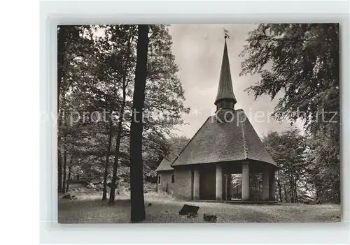 Erfweiler Pfalz Kapelle zur Himmelspforte auf dem Winterberg / Erfweiler /Suedwestpfalz LKR