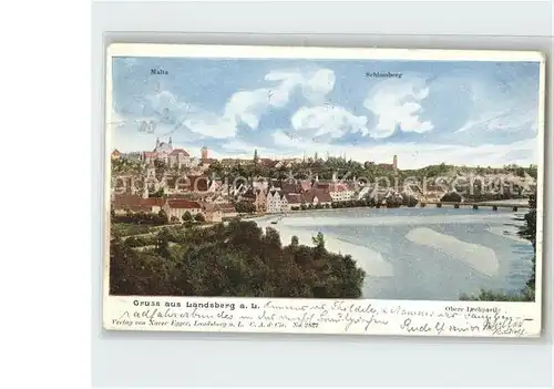 Landsberg Lech Schlossberg Kat. Landsberg am Lech