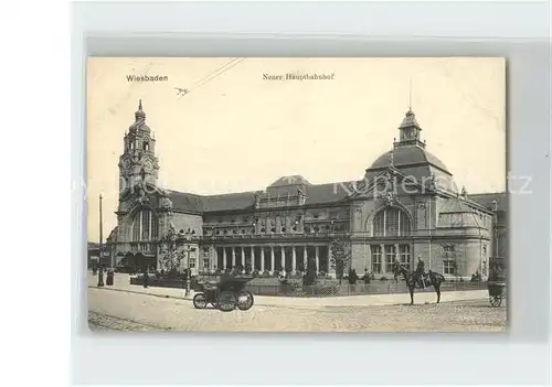 Wiesbaden Neuer Hauptbahnhof Kat. Wiesbaden