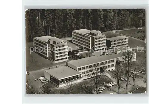 Isny Allgaeu Kuranstalt Schwabenland Fliegeraufnahme Kat. Isny im Allgaeu