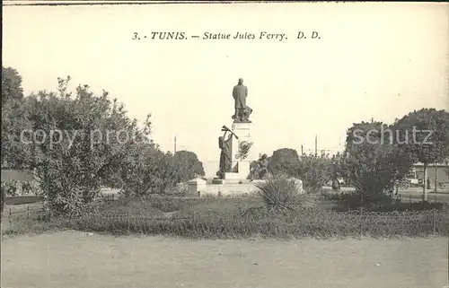 Tunis Statue Jules Ferry Kat. Tunis