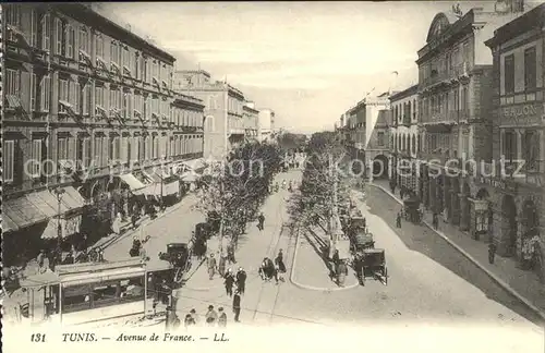 Tunis Avenue de France Kat. Tunis