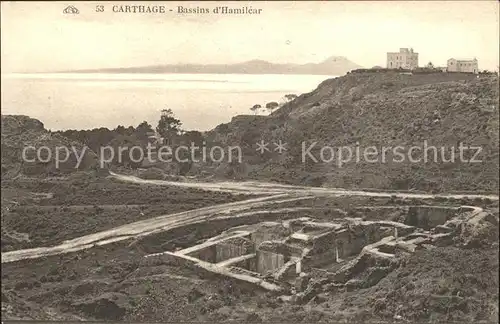 Carthage Karthago Bassins d Hamilcar Kat. Tunis