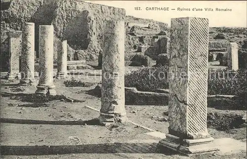 Carthage Karthago Ruines Villa Romaine  Kat. Tunis