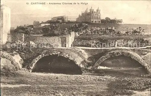 Carthage Karthago Anciennes Citernes de la Malga Kat. Tunis