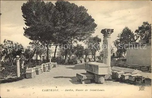 Carthage Karthago Jardin Musee Saint Louis Kat. Tunis