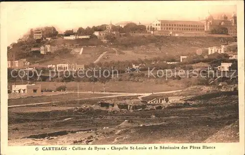 Carthage Karthago Colline de Byrsa Chapelle St. Louis Seminaire Peres Blancs  Kat. Tunis