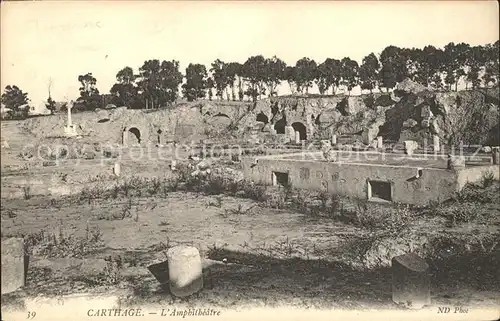 Carthage Karthago Amphitheatre Kat. Tunis