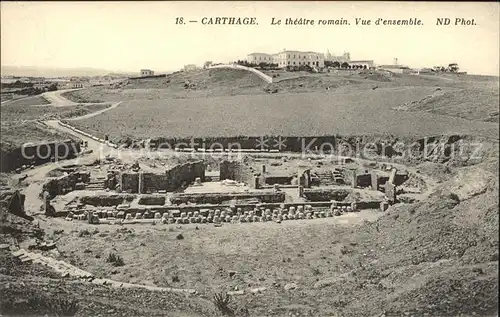 Carthage Karthago Theatre Romain  Kat. Tunis