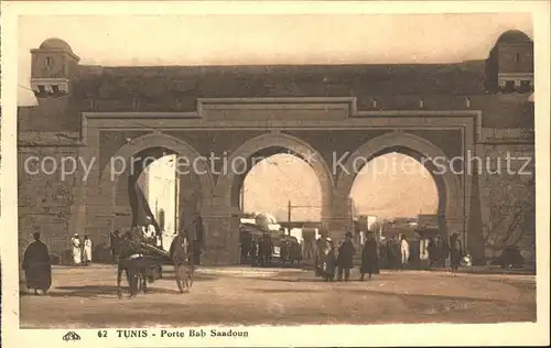 Tunis Porte Bab Saadoun Kat. Tunis