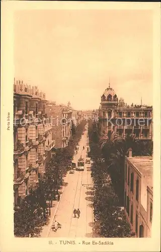 Tunis Rue Es Sadikia Kat. Tunis