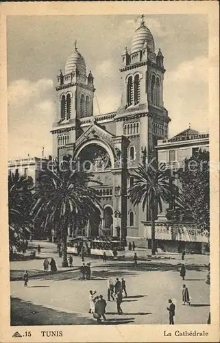 Tunis Cathedrale  Kat. Tunis