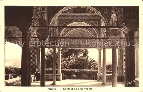 Tunis La Kouba au Belvedere  Kat. Tunis