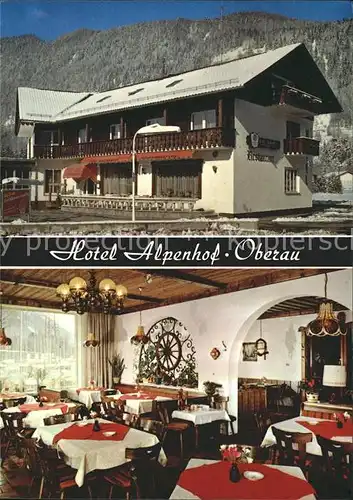 Oberau Loisach Hotel Alpenhof  Kat. Oberau