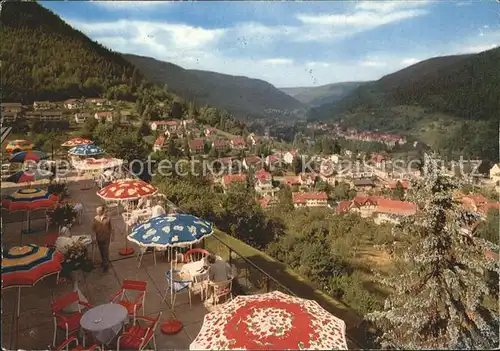 Wildbad Schwarzwald Hotel Cafe Restaurant Panorama  Kat. Bad Wildbad