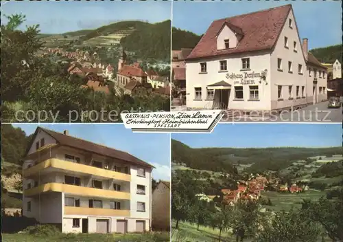 Heimbuchenthal Gasthaus Pension Zum Lamm  Kat. Heimbuchenthal