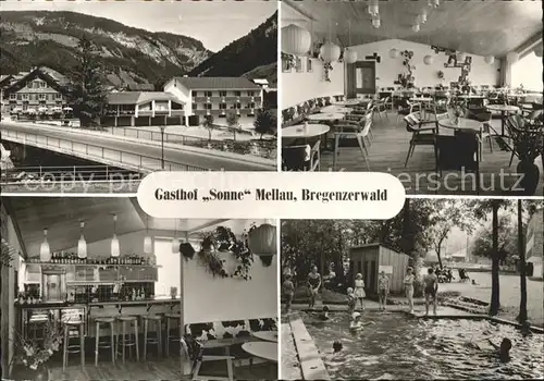 Mellau Vorarlberg Gasthof Sonne  Kat. Mellau