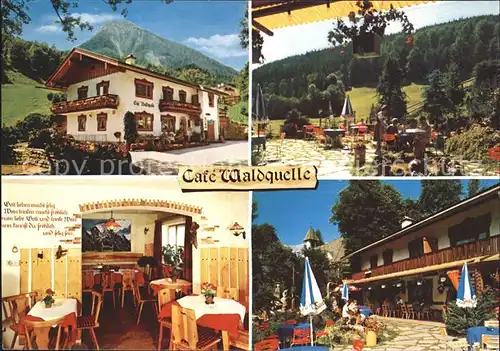 Ramsau Berchtesgaden Cafe Waldquelle  Kat. Ramsau b.Berchtesgaden