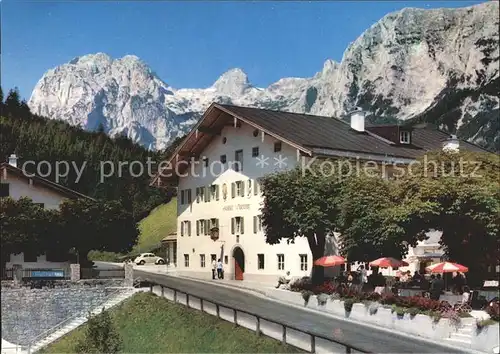 Ramsau Berchtesgaden Gasthaus Oberwirt Kat. Ramsau b.Berchtesgaden