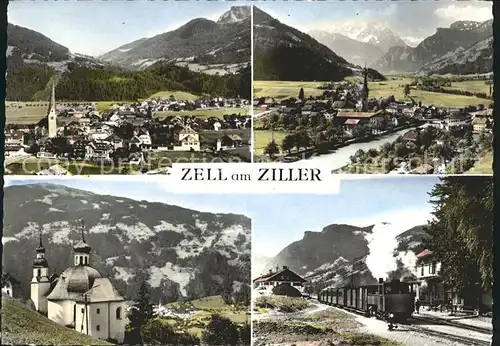 Zell Ziller Tirol Bahnhof Eisenbahn  Kat. Zell am Ziller