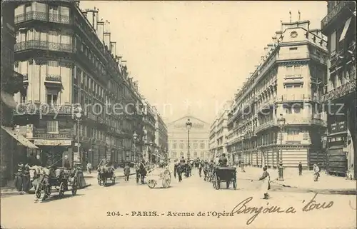 Paris Avenue de l Opera  Kat. Paris