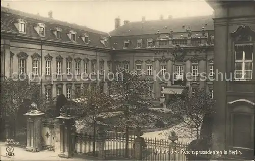 Berlin Reichspraesidenten Palais Kat. Berlin