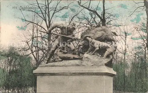 Berlin Jagddenkmal Tiergarten Kat. Berlin