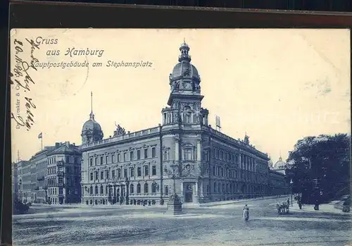 Hamburg Hauptgebaeude Stephansplatz Kat. Hamburg