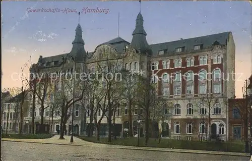 Hamburg Gewerkschaftshaus Kat. Hamburg