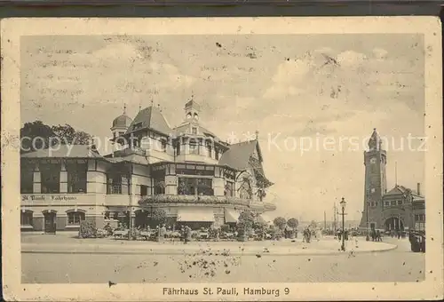 Hamburg Faehrhaus Sankt Pauli Kat. Hamburg