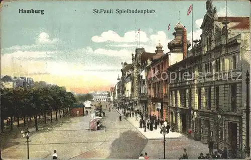 St Pauli Spielbudenplatz Kat. Hamburg