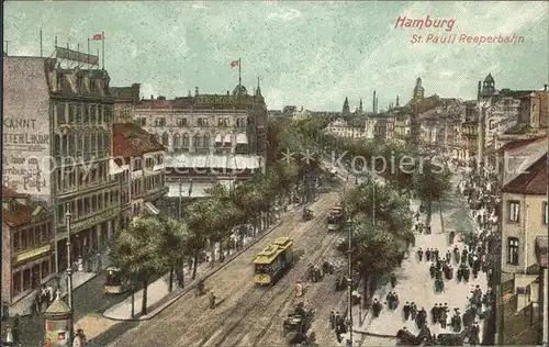 St Pauli Reeperbahn Kat. Hamburg