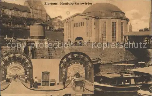 Hamburg Steinwaerder Elbtunnel Kat. Hamburg