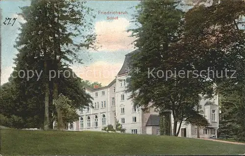 Friedrichsruh Aumuehle Schloss Kat. Aumuehle