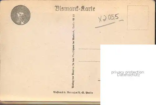 Friedrichsruh Aumuehle Gedaechtnishalle Bismarck Karte Kat. Aumuehle