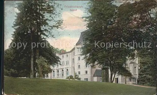 Friedrichsruh Aumuehle Schloss Kat. Aumuehle