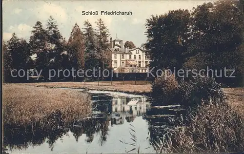 Friedrichsruh Aumuehle Schloss Bahnpost Kat. Aumuehle