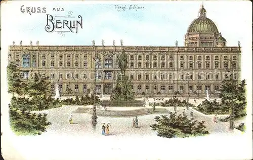 Berlin Koenigliches Schloss Kat. Berlin