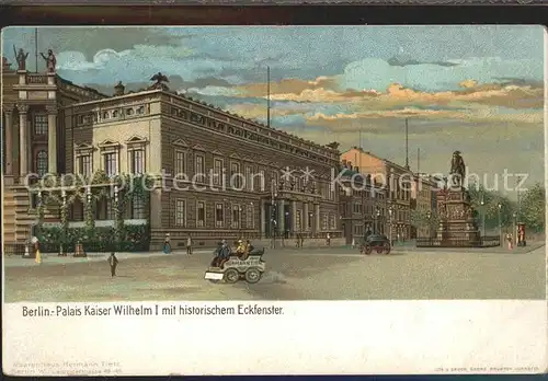 Berlin Palais Kaiser Wilhelm I  Kat. Berlin