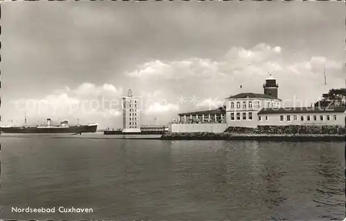 Cuxhaven Nordseebad Schiff Kat. Cuxhaven