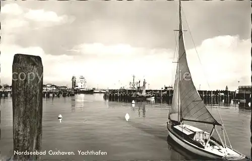 Cuxhaven Nordseebad Yachthafen Kat. Cuxhaven